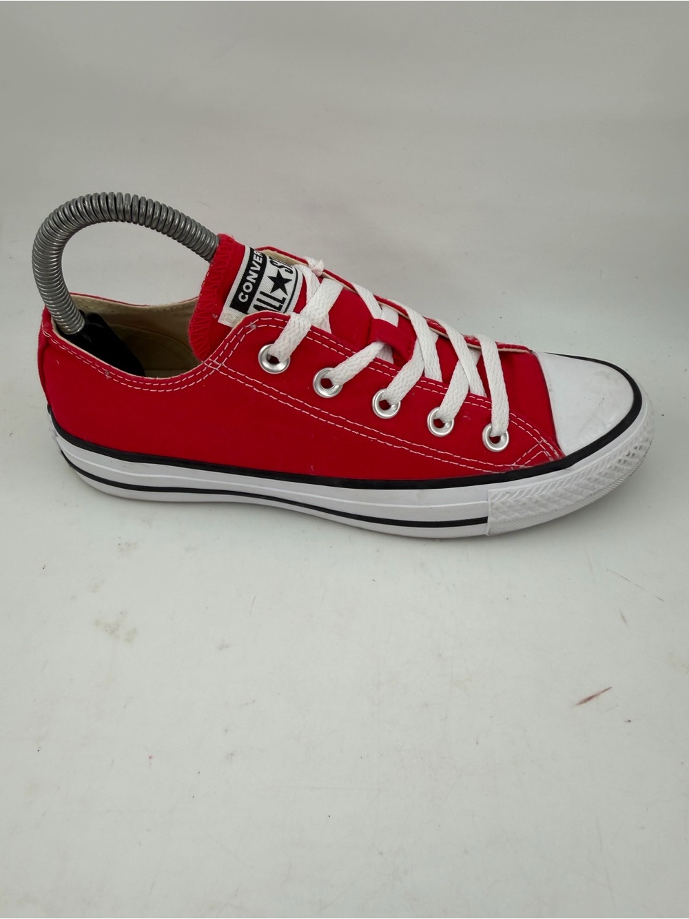 Converse Big Boy’s CTAS Classic Red Canvas -SZ 4 Y- II Low Top Shoes Sneakers